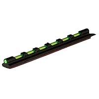 TRUGLO Low-Profile Universal Fiber Optic Front Shotgun Wing & Clay Glo-Dot Sights, Green/Red/Dual Color
