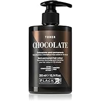 Crazy Toner Natural Shades Chocolate Semi Permanent Hair Colour - Extra Conditioning Action - 300 ml. / 10.12 fl.oz.