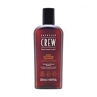 Men's Shampoo by American Crew, Moisturizing Shampoo for Oily Hair, 8.45 Fl Oz