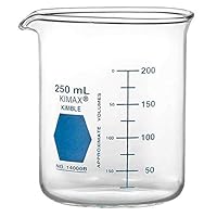 Griffin Beaker, 50mL, Glass, Clear, PK12