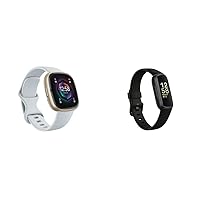 Sense 2 Advanced Health and Fitness Smartwatch with Tools to Manage Stress and Sleep & Inspire 3 Health &-Fitness-Tracker with Stress Management