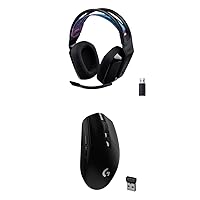 Logitech G535 Lightspeed Wireless Gaming Headset + G305 Lightspeed Wireless Gaming Mouse - Black