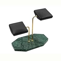 Jewelry Stand Marble Base Watch Stand Holder Metal Rod Display Props Bracelet Watch Display Jewelry Lengthen Placement Stand (Color : Black)