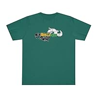 Unisex Deluxe T-Shirt with Leo Gecko (Teal, 2XL)