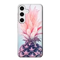 jjphonecase R3711 Pink Pineapple Case Cover for Samsung Galaxy S24 Plus