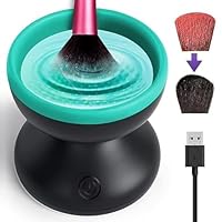 Makeup Brush Cleaner Machine,Electric Portable Automatic USB Cosmetic Brushes Cleaner Tool,for All Size Beauty Makeup Brush Set,Quick & Efficient Cleaning for Makeup