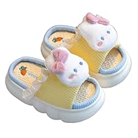 Child Slippers Children'S All-Season Indoor Cotton And Linen Slippers For Boys, Girls, Middle And Large Children