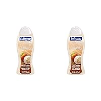Softsoap Body Wash, Coconut Butter Scrub Body Wash, Exfoliating Body Wash, 20 Ounce (Pack of 2)