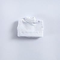 Sleeveless T-Shirt for ob11 Molly, gsc, 1/12bjd Doll Clothes Doll Accessories Toys (White2)