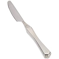 Sammons Preston Stainless Steel Weighted Knife, 12-Ounce Weighted Utensil, Independence Eating Cutlery for Limited Grasp & Range of Motion for Children, Adults, Elderly, & Handicapped