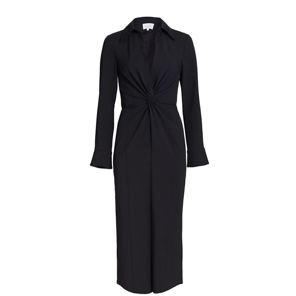 Cinq A Sept Women's Solid Black McKenna Midi Dress
