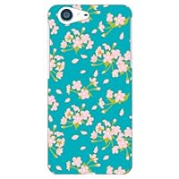 Cherry Blossom (Scatter Blue) Produced by Color Stage/for AQUOS Zeta SH-04H, SHV34, 506SH, Docomo, au, SoftBank DSH04H-ABWH-151-MA82 DSH04H-ABWH-151-MA82