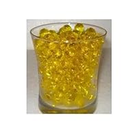 Water Beads for Wedding, Holiday, & All Occasion Home Decor - 10 Gram Pack - Makes 1 Quart (4-5 Cups) (Yellow)