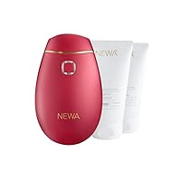 NEWA RF Wrinkle Reduction Device (Plug in) - FDA Cleared Skincare Tool for Facial Tightening. Boosts Collagen, Reduces Wrinkles. with 2 Months Gel Supply.