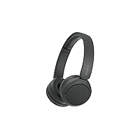 Sony WH-CH520 Best Wireless Bluetooth On-Ear Headphones with Microphone for Calls and Voice Control, Up to 50 Hours Battery Life with Quick Charge Function, Includes USB-C Charging Cable - Black