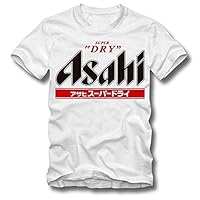 Asahi Super Dry T Shirt Beer for All Seasons Label Men's Cotton Tops Funny Design