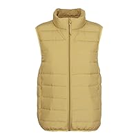 Women's Warm Vests Ultra Light Down Portable Sleeveless Thick Vest Zipper