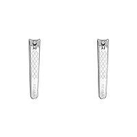 Revlon Nail Clipper, Nail Care Tools, Curved Blade & Foldaway Nail File for Trimming & Grooming, Easy to Use (Pack of 2)