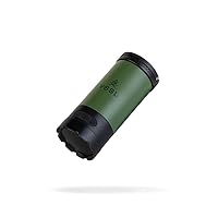 VSSL Mini Stash Speaker, Portable Weatherproof Speaqua Bluetooth Speaker with Refills, 5 Hours Playtime, Predator Green, USB-C Charging with Cable Included