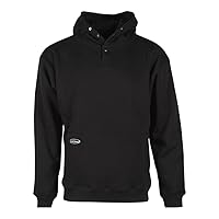 Arborwear Double-Thick Hooded Pullover Sweatshirts For Men - Heavyweight Hoodies With Snap Neck Collar and Handwarmer Pouch