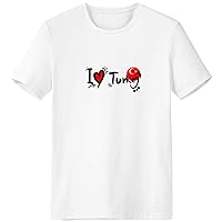 I Love Turkey World Flag Heart T-Shirt Workwear Pocket Short Sleeve Sport Clothing