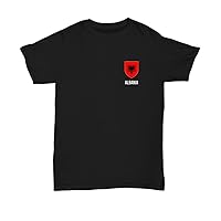 Albanian Shirt, Best Albania Short Sleeve Vintage Flag Tshirt Pride Gifts T Shirt for Men Women Present Plus Size Unisex Tee