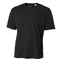 A4 Youth Cooling Performance Crew (Black) (M)