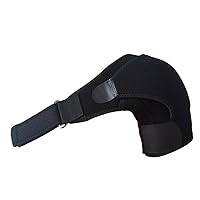 Adjustable Shoulder Support Brace Compression Sleeve Rotator Cuff Strap Pain Relief Sprain Tendinitis Dislocated AC Joint for Men Women Compression Shoulder Sleeve Rotator Cuff Strap Shoulder Compre
