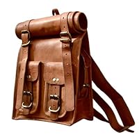 TAEMAN leather satchel laptop bag men and women travelling backpack messenger bag 18 inch hiking backpack