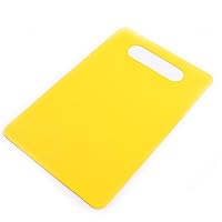 Cutting Board Plastic Cutting Board Food Sorting Board Outdoor Camping Vegetables and Fruits. (Color : Yellow, Size : 29x19x0.23cm)