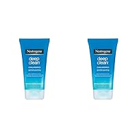 Neutrogena Deep Clean Invigorating Foaming Facial Scrub with Glycerin, Cooling & Exfoliating Gel Face Wash to Remove Dirt, Oil & Makeup, 4.2 fl. oz (Pack of 2)