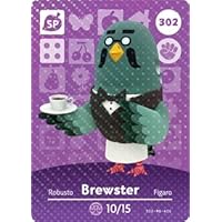 Brewster - Nintendo Animal Crossing Happy Home Designer Amiibo Card - 302