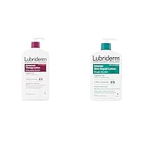 Lubriderm Advanced Therapy Fragrance Free Moisturizing Hand & Body Lotion & Intense Dry Skin Repair Lotion + Pro-Ceramide with Vitamin E & Minerals