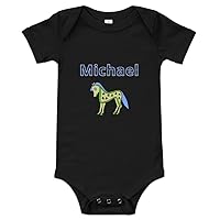 Michael Personalized Baby Short Sleeve One Piece