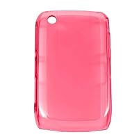 High Gloss Silicone TPU Cover for BlackBerry Curve 9300 8500 8530 8520 - Pink Circles