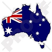 AUSTRALIA Australian Map-Flag AUSSIE 4.3