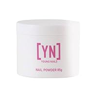Young Nails Acrylic Core Powder - Self-Leveling Acrylic Nail Powder, Clear Nude Pink White Acrylic Powder for Nail Extenstion, Professional Grade, Superior Adhesion, Color - Natural, 85g