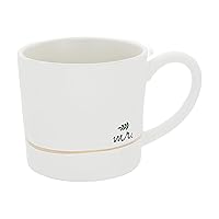 Pavilion - Mr. 15 oz. Ceramic Iridescent Large Handle Coffee Cup, Groom Mug, Unique Wedding Gift, Engagement Gifts, 1 Count