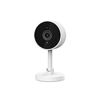 Smart Camera 1080P Wifi IP Security Camera with Night Vision Motion Detection 2-Way Audio Speed Playback Home Security with Cloud Storage, Works with Alexa (White)