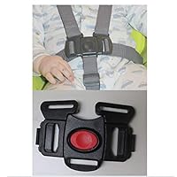 Black 5 Point Harness Buckle Clip Replacement Part for Graco Comfy Cove Rocker Bouncer Seat Safety for Babies, Toddlers, Kids, Children