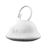 Homedics Sound Machine for Babies and Parents On-The-Go. Integrated Clip White Noise Sound Machine with Heartbeat and Lullaby Sounds. Downward Facing Speaker for Strollers