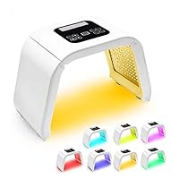7 Color PDT Lamp Photon Beauty Machine Whitening Removes Repair Skin Anti-Aging Foldable Spa Mask Machine