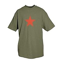 Fox Outdoor Products 546 Themed One-Sided Imprinted Red Star T-Shirt