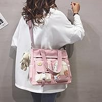 Crossbody Bag for Women Cute School Student Girl Messenger Bag Large Capacity Handbag Satchel