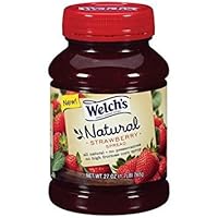 Welch's, Natural Strawberry Spread, 27oz Jar (Pack of 2)