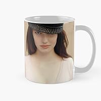 Eva Image Portrait Collage Green Classic Mug