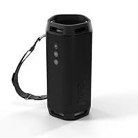AOC O2 Bluetooth Speaker, Wide Stereo Sound, 65 W Output Power, Integrated Microphone, USB Audio, 24 Hours Battery Life, IP67 Waterproof, Bluetooth 5.3 & Multipoint, Black