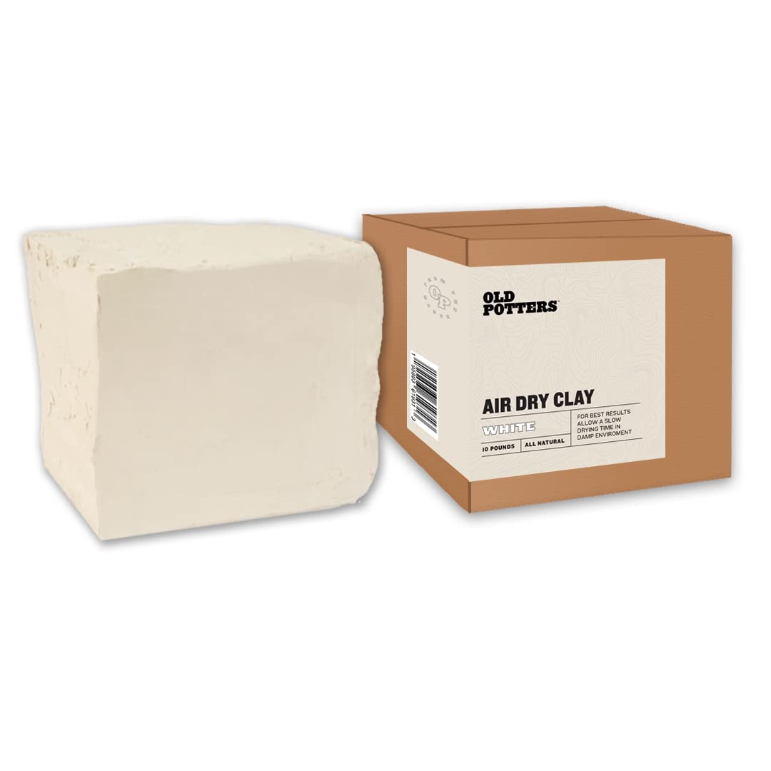 Das Air Hardening Modeling Clay, 2.2 Pound Block, White (387500)