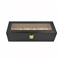 6 Slots Wooden Watch Box Display Case Organizer Jewelry Storage Gift Jewelry Storage Box (Color : D, Size : 1)