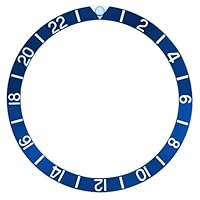 BEZEL INSERT COMPATIBLE WITH VINTAGE TAG HEUER GMT WATCH 11063V CHRONOGRAPH AUTOMATIC BLUE